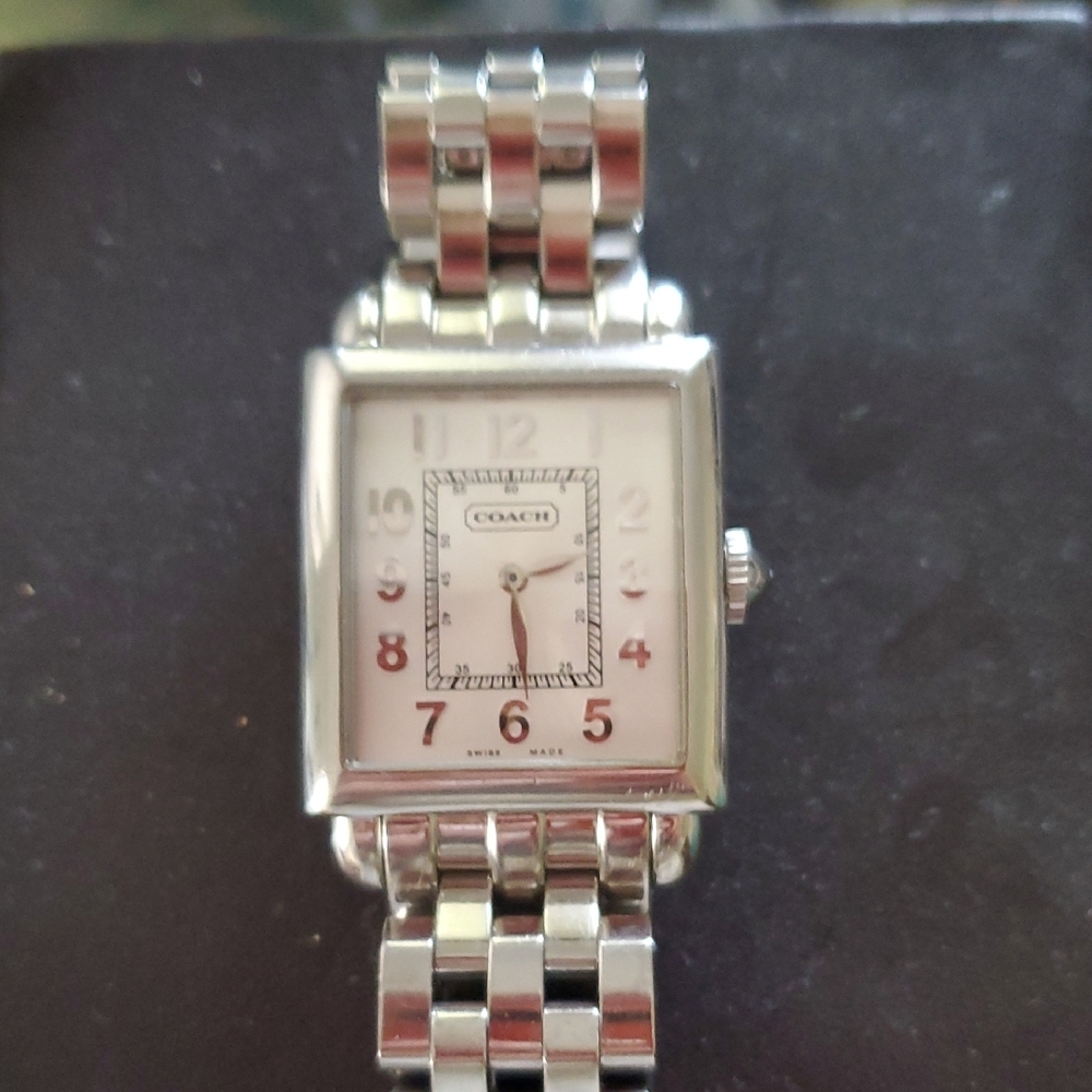 Coach Silver Watch